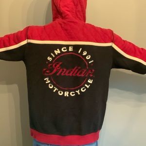 Indian Brand Full Zip Quilted Hoodie